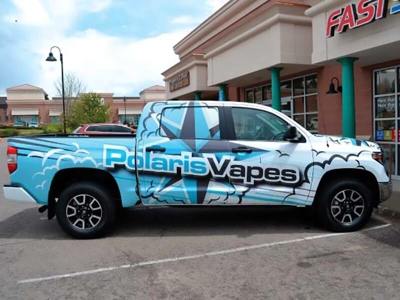 Custom truck wrap Photo